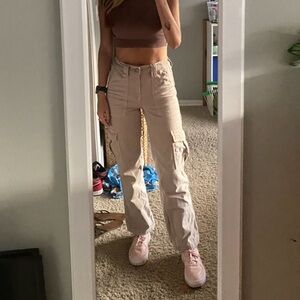 BDG Beige Cargo Pants